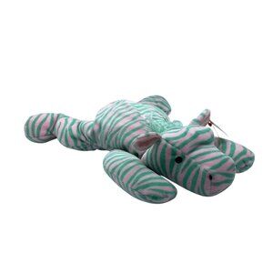 Vtg 1996 Ty Inc. Zulu Zebra Pillow Pals Collection 15” Plush Stuffed Animal Toy